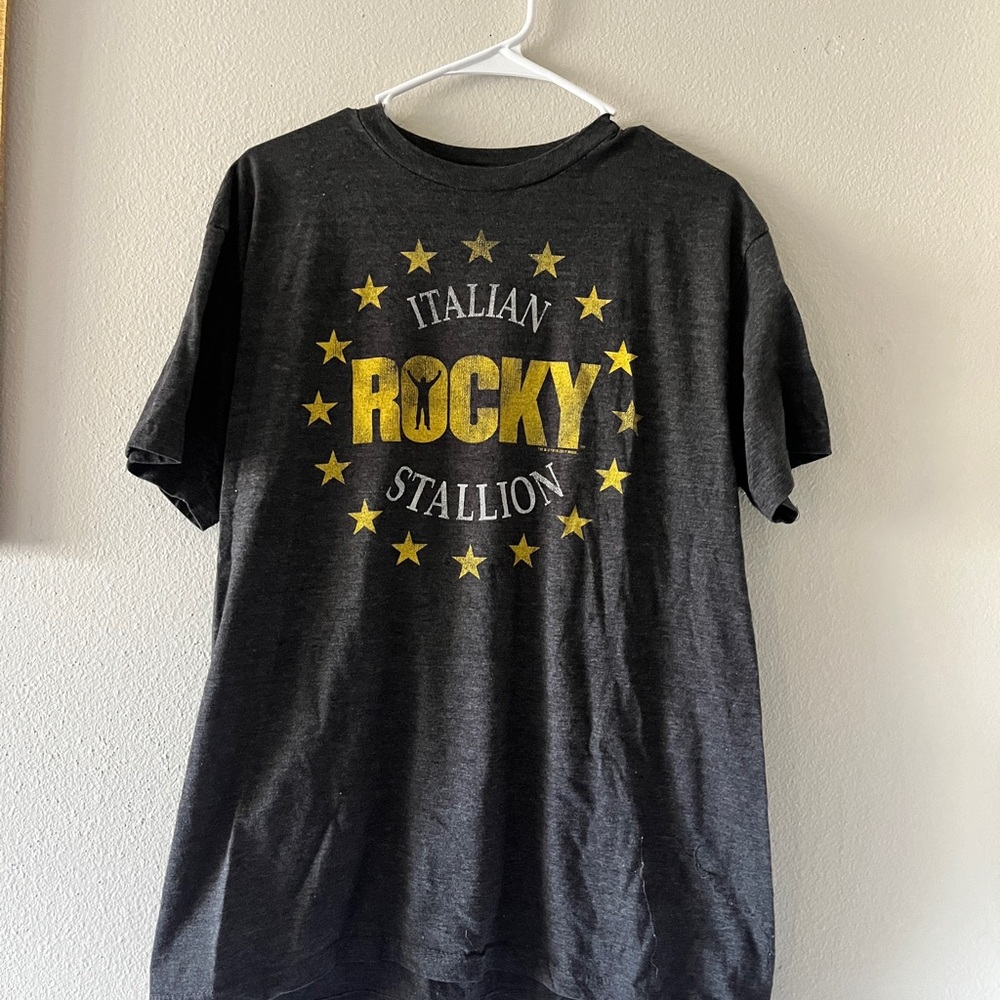 Rocky Italian Stallion Gray T-Shirt